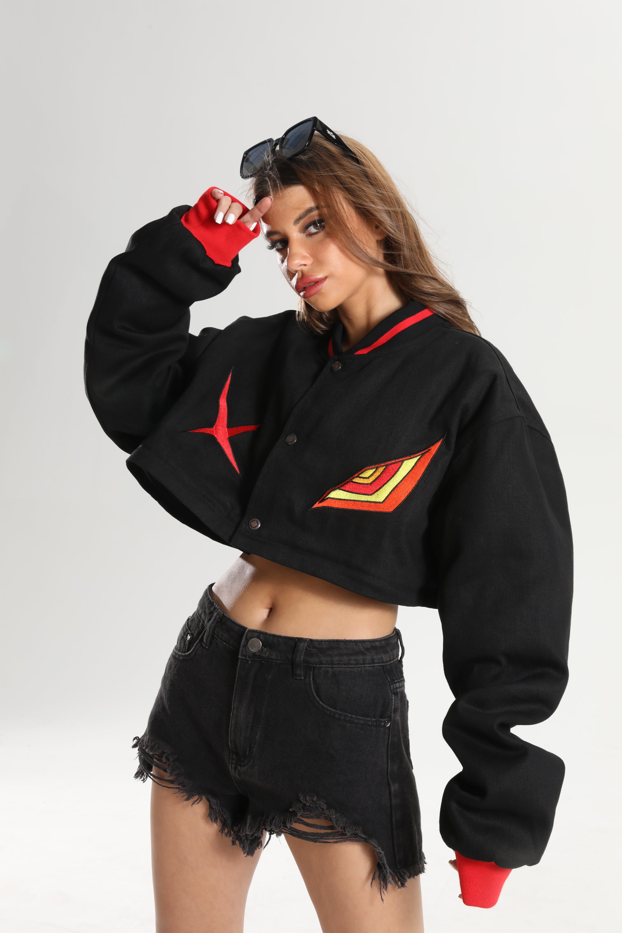 Kill la Kill - Senketsu Short Denim Black Jacket