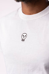 Soul Eater Lord Death Embroidered White T-Shirt