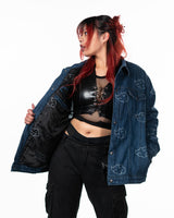 Naruto Shippuden - Akatsuki Blue Pattern Jacket - PREORDER