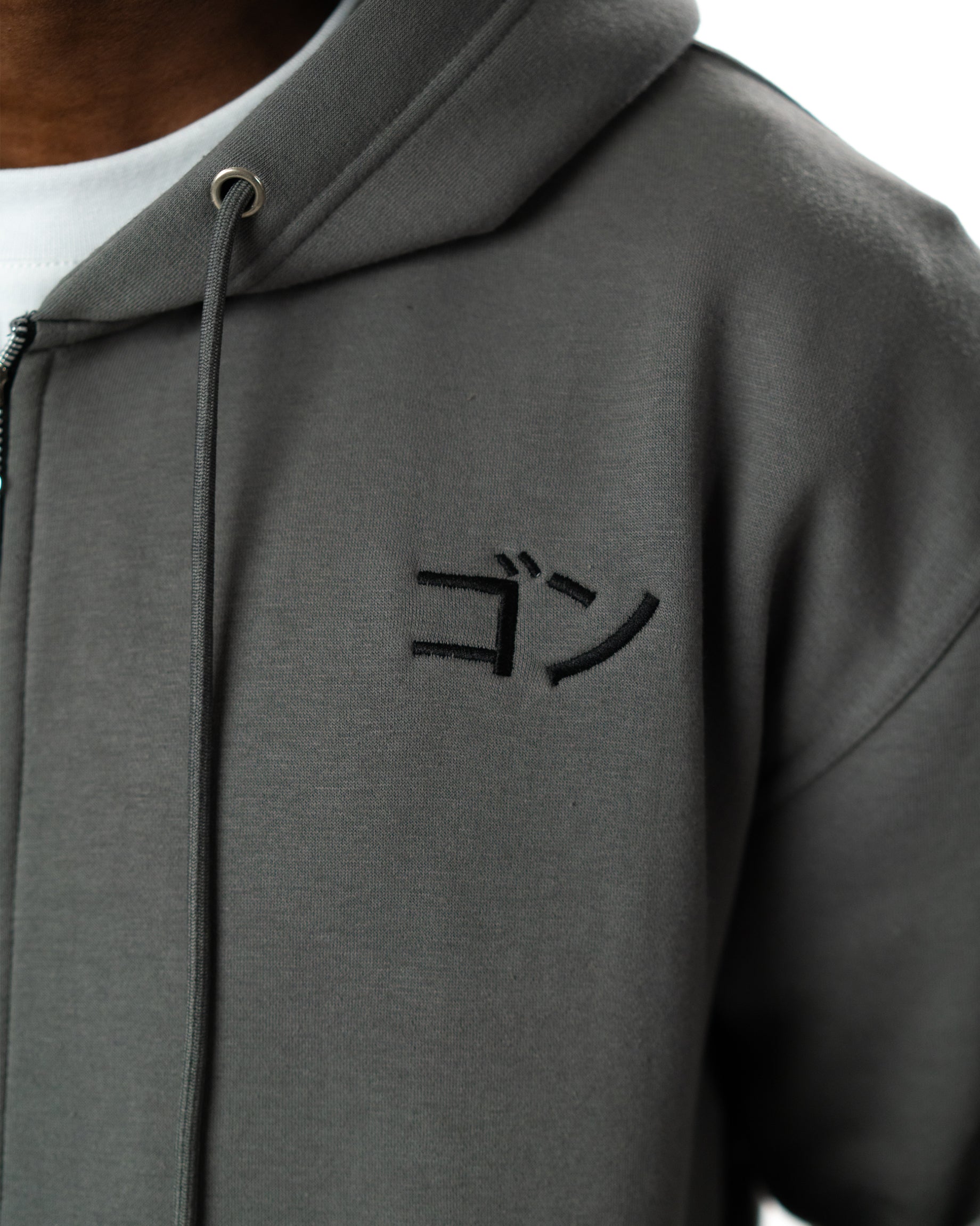 Hunter x Hunter Gon Zipper Hoodie GREY