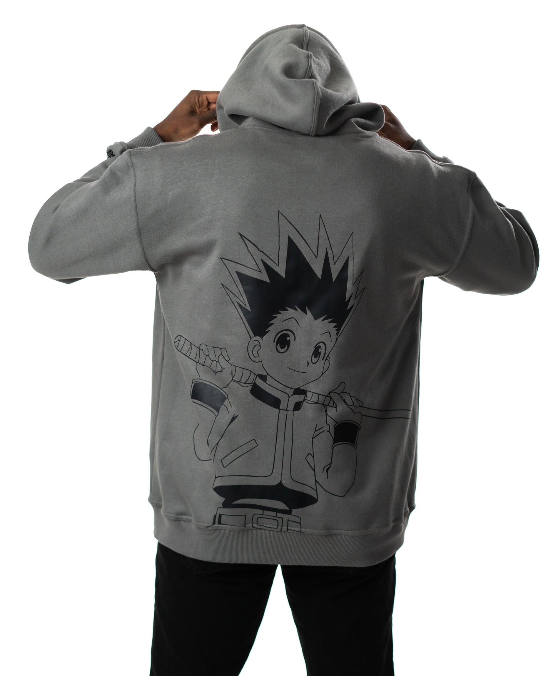 Hunter x Hunter Gon Zipper Hoodie GREY