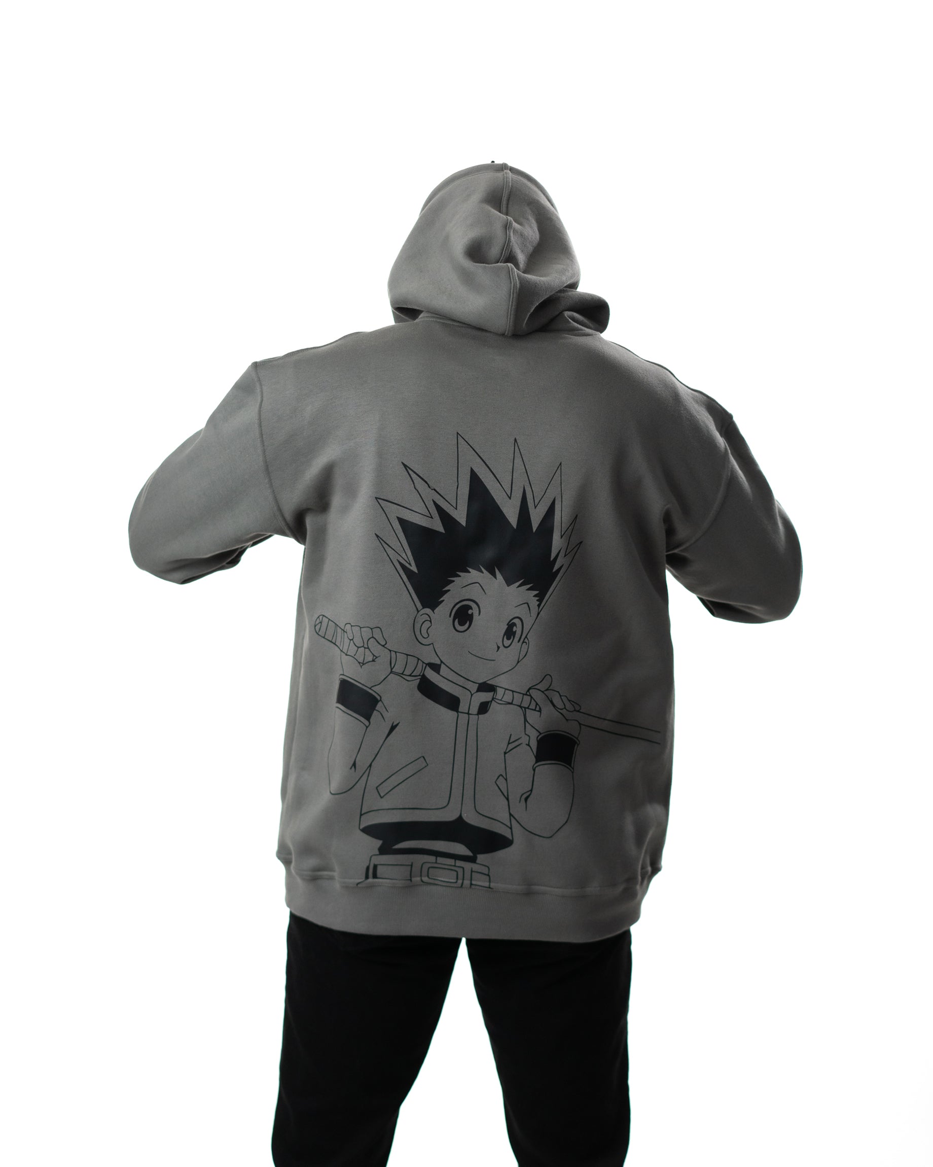 Hunter x Hunter Gon Zipper Hoodie GREY