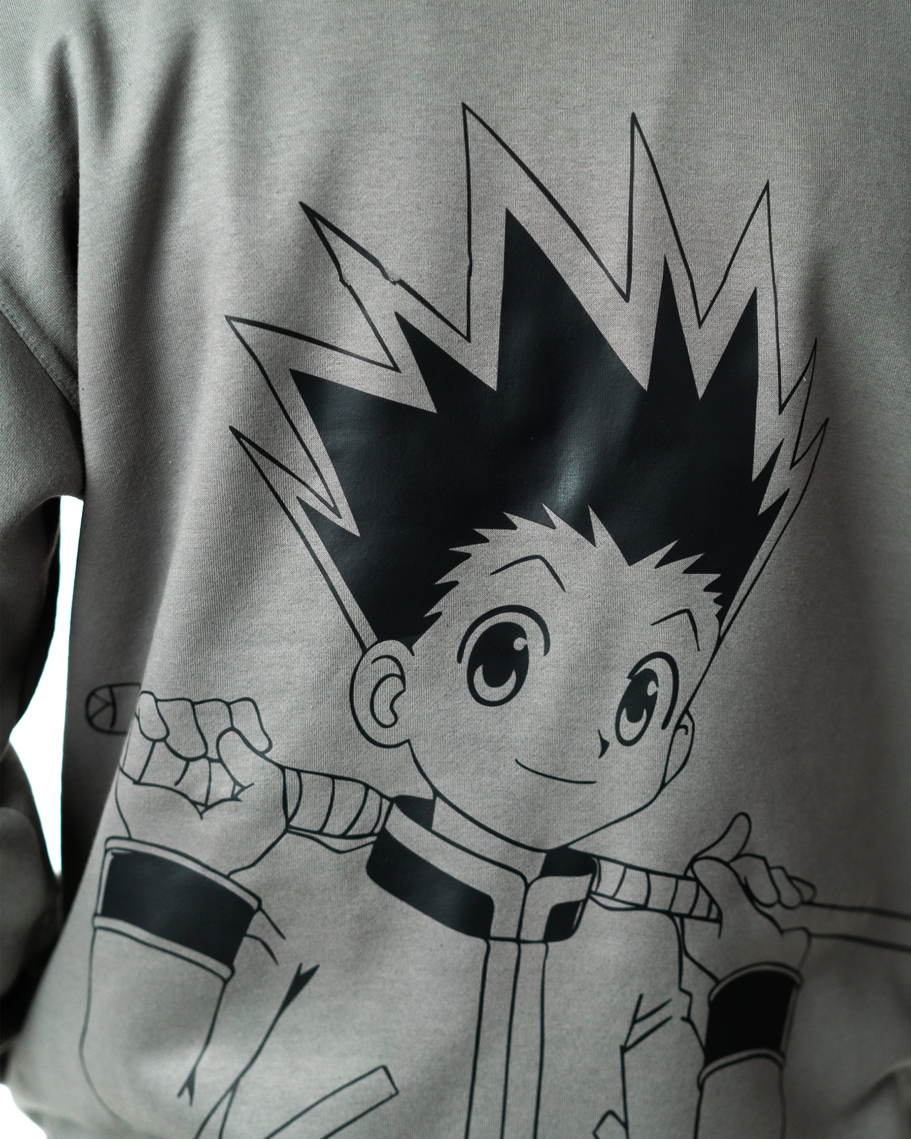 Hunter x Hunter Gon Zipper Hoodie GREY