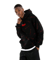 Kill la Kill -Senketsu Black Fully Embroidered Pullover Hoodie