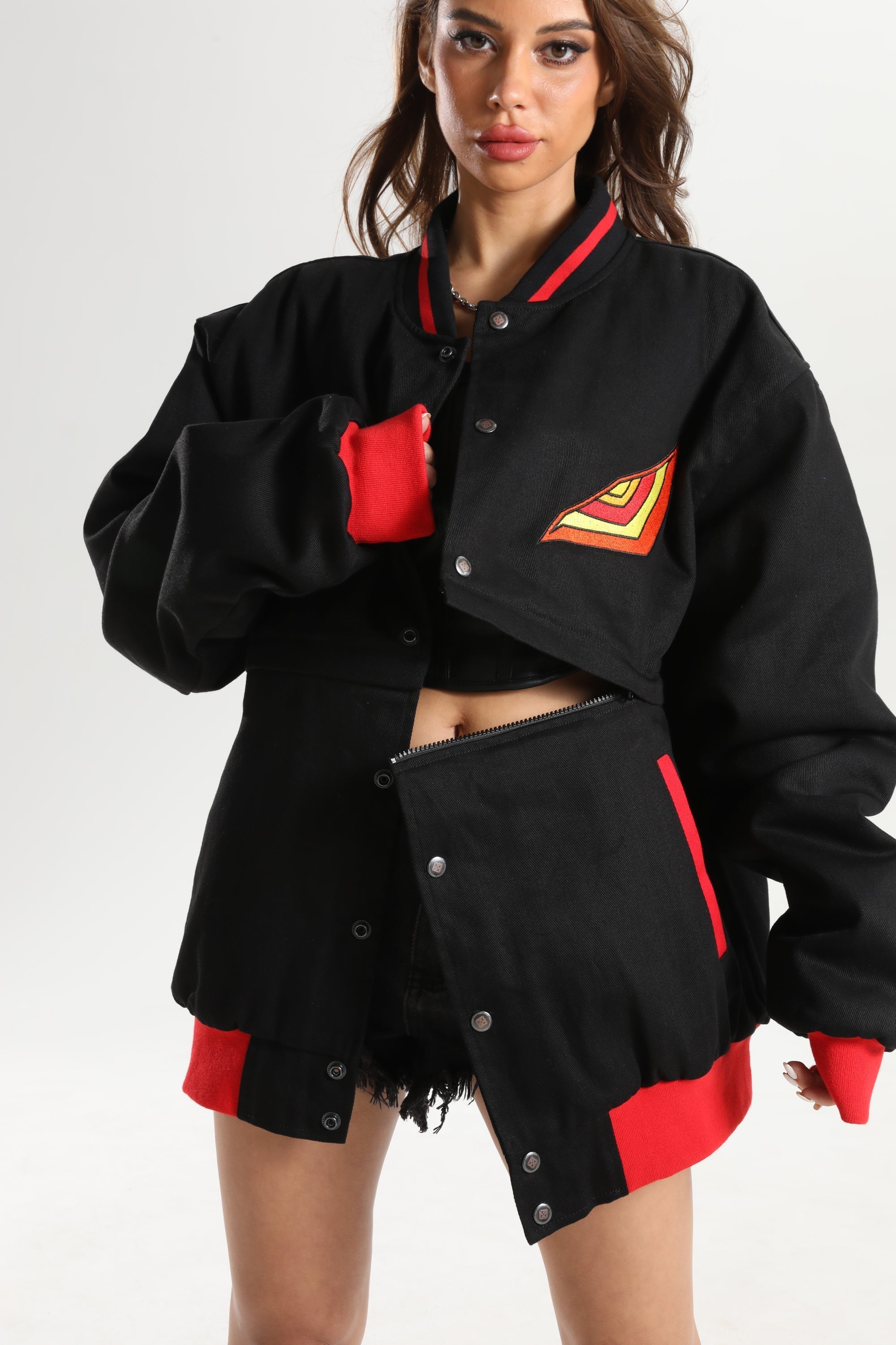 PHASE 3 -  Kill la Kill - Senketsu Short Denim Black Jacket - Tier #3