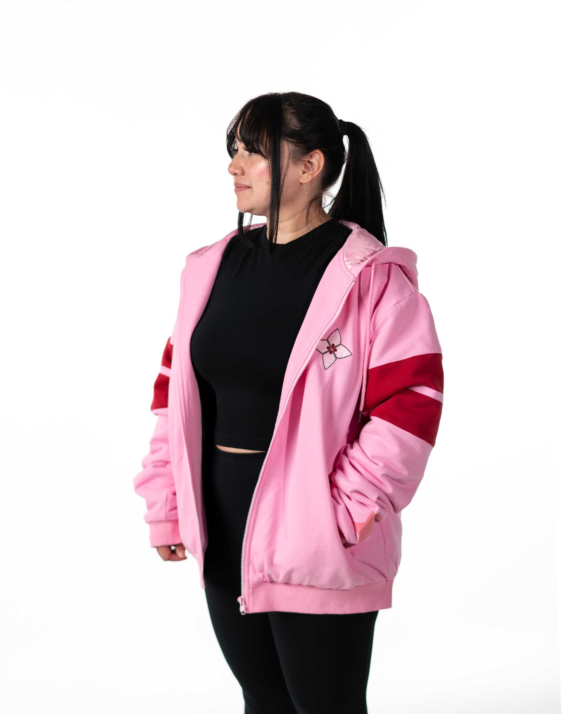 Gurren Lagann - Nia Tepplin Pink Hoodie with Quilted Lining - Tier 2