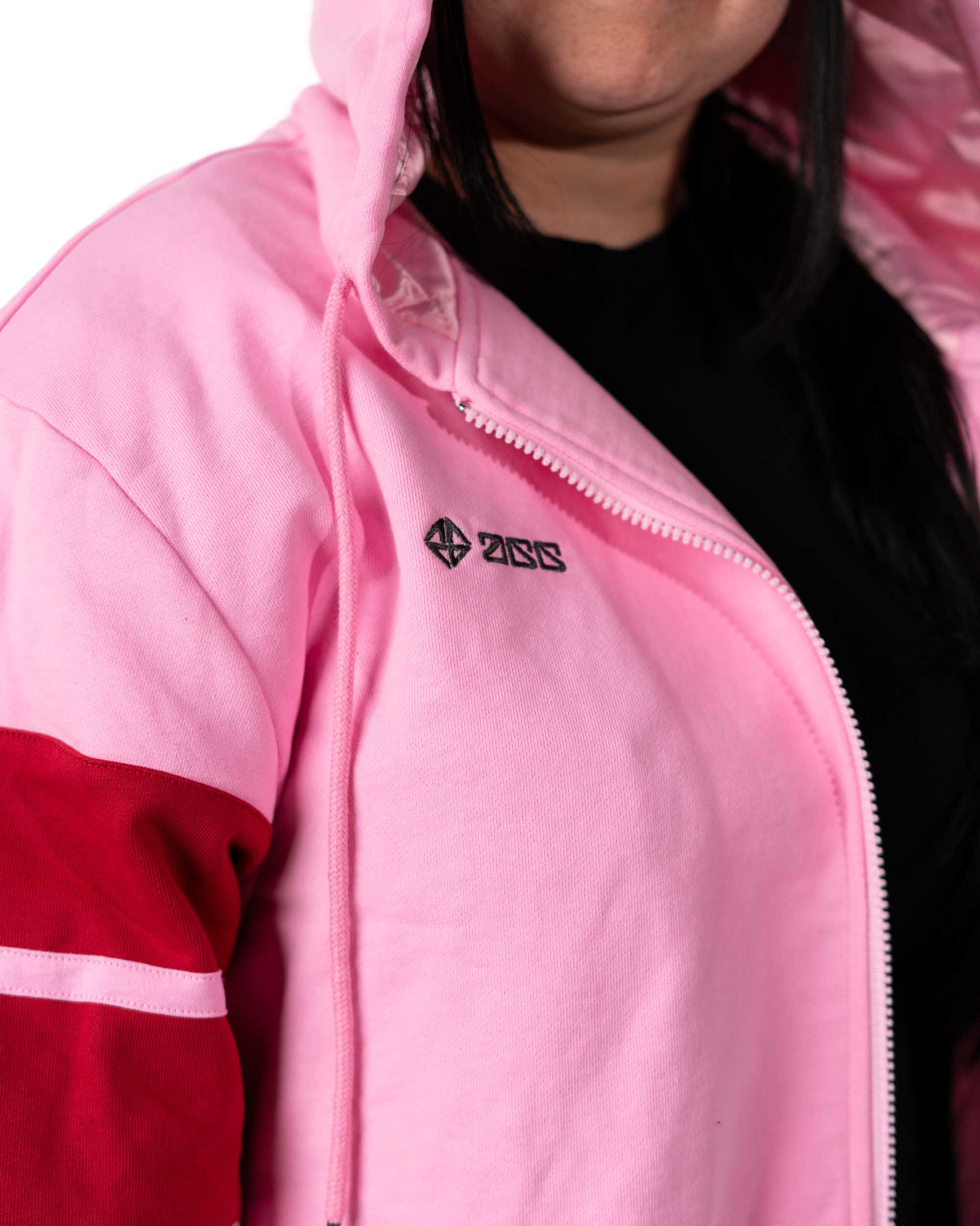 Gurren Lagann - Nia Tepplin Pink Hoodie with Quilted Lining - Tier 2