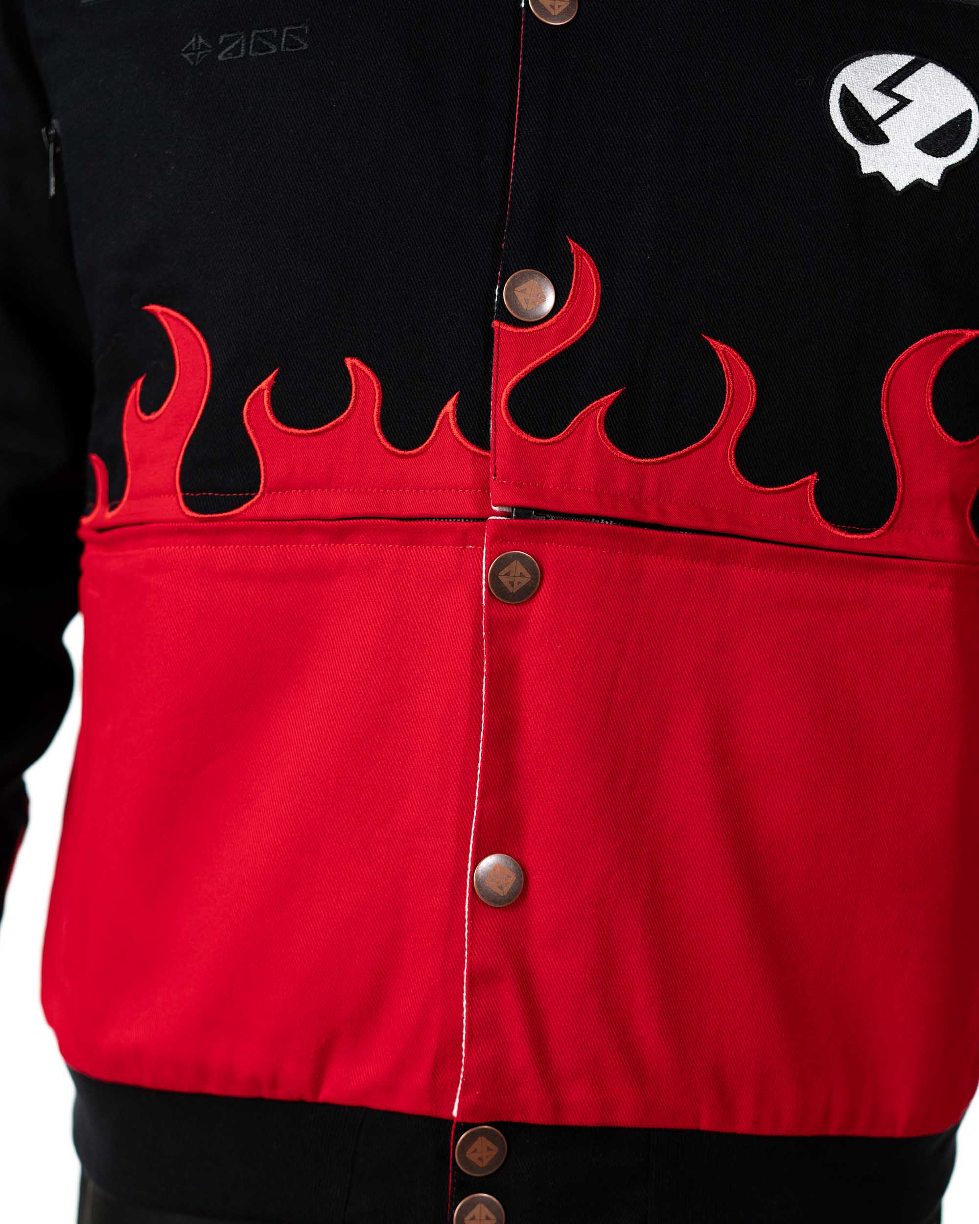 Gurren Lagann - Yoko Reversible Flame Crop Jacket - Tier 1