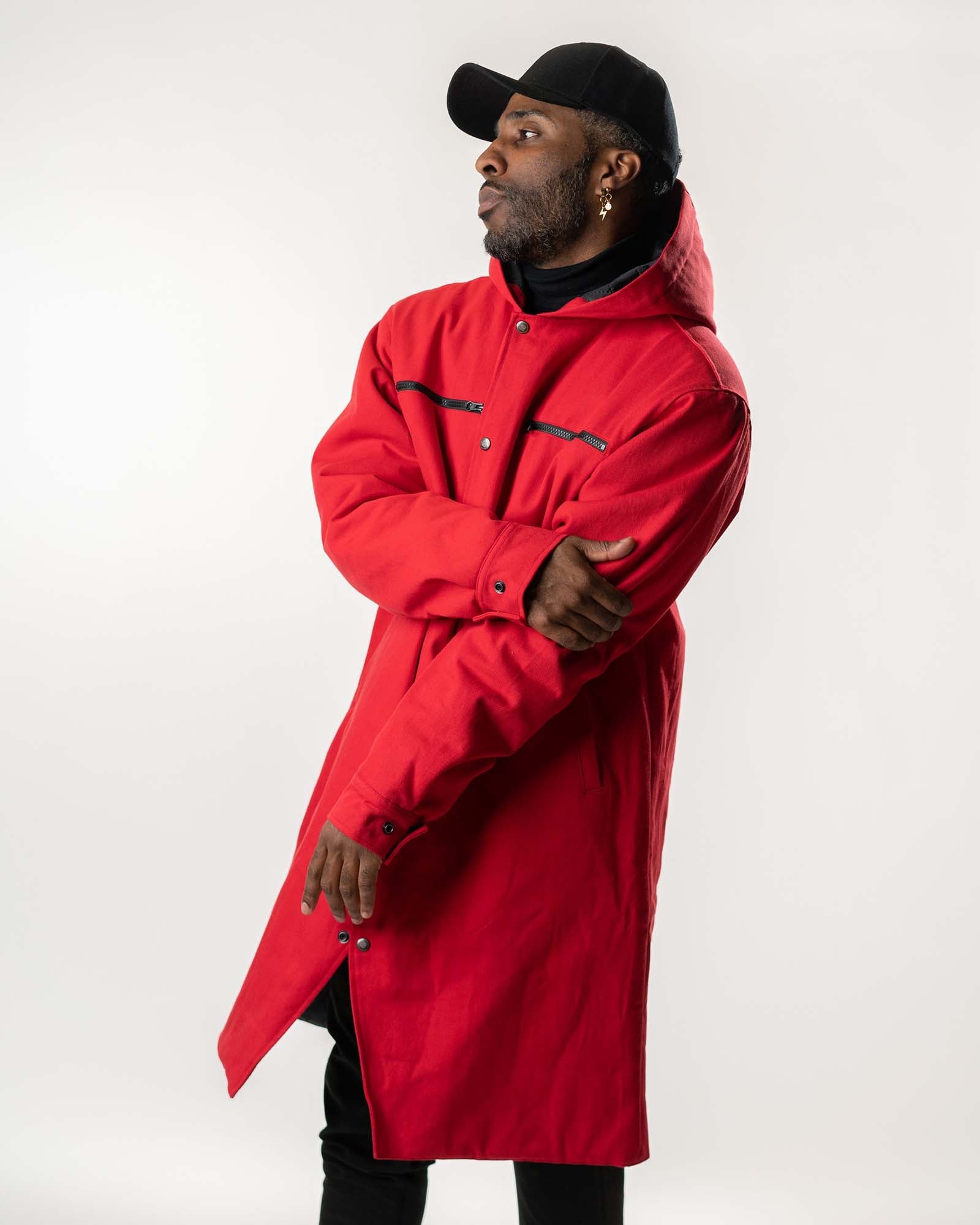 PHASE 2 - Fullmetal Alchemist: Brotherhood- Edward Elric Long Denim Red Jacket