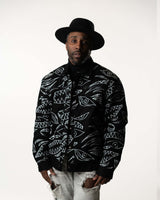 PHASE 2 - Fullmetal Alchemist: Brotherhood -  Eyes of God (Pride) Embroidered Black Denim Jacket