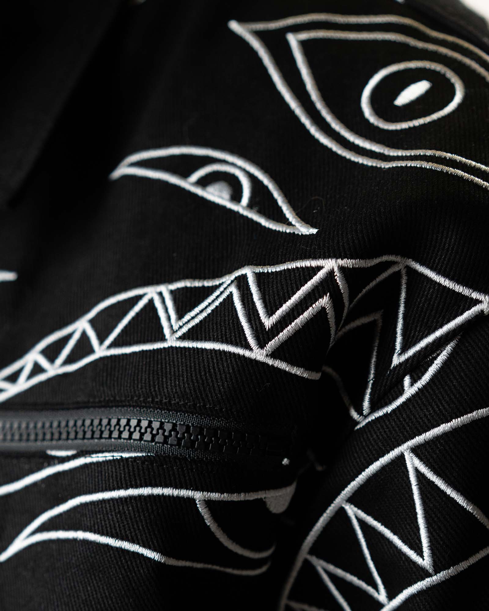 PHASE 2 - Fullmetal Alchemist: Brotherhood -  Eyes of God (Pride) Embroidered Black Denim Jacket