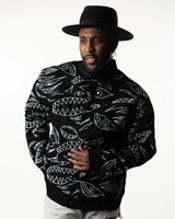 PHASE 2 - Fullmetal Alchemist: Brotherhood -  Eyes of God (Pride) Embroidered Black Denim Jacket