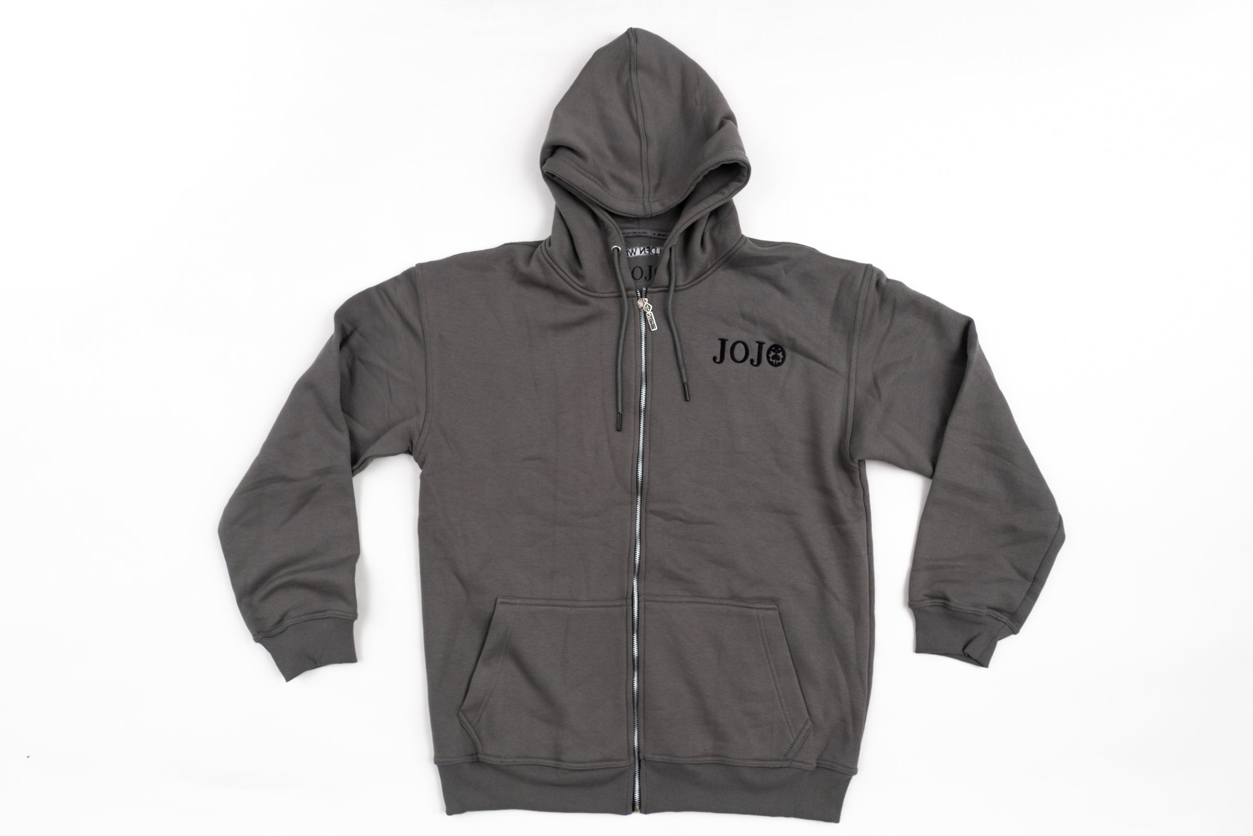 JoJo's Bizarre Adventure Golden Wind Zipper Hoodie GREY