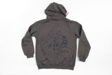 JoJo's Bizarre Adventure Golden Wind Zipper Hoodie GREY