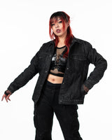 Naruto Shippuden - Akatsuki Black Pattern Jacket - PREORDER