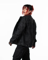 Naruto Shippuden - Akatsuki Black Pattern Jacket - PREORDER