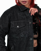 Naruto Shippuden - Akatsuki Black Pattern Jacket - PREORDER