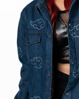 Naruto Shippuden - Akatsuki Blue Pattern Jacket - PREORDER