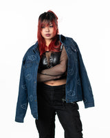 Naruto Shippuden - Akatsuki Blue Pattern Jacket - PREORDER