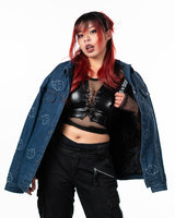 Naruto Shippuden - Akatsuki Blue Pattern Jacket - PREORDER