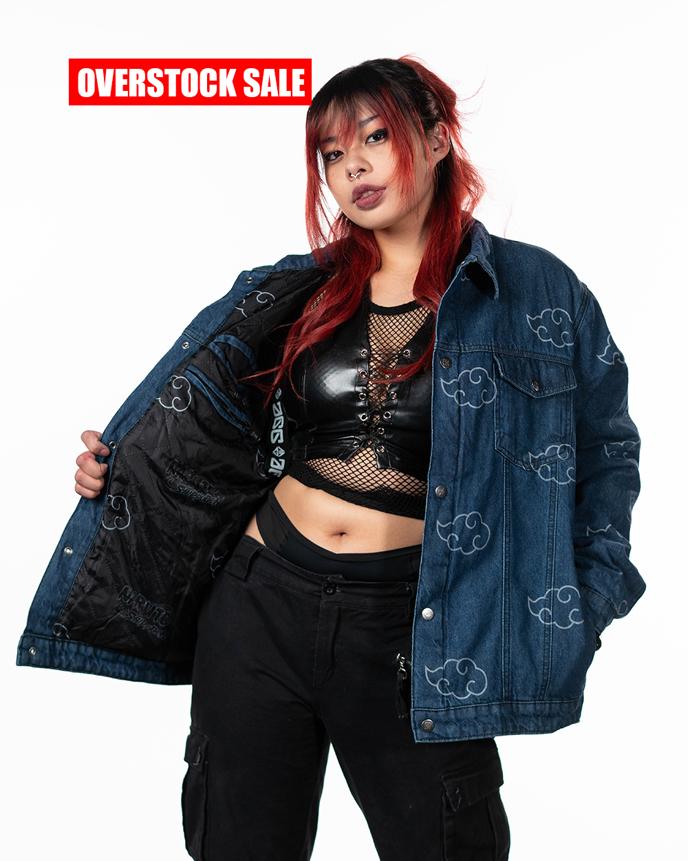 Naruto Shippuden - Akatsuki Blue Pattern Jacket