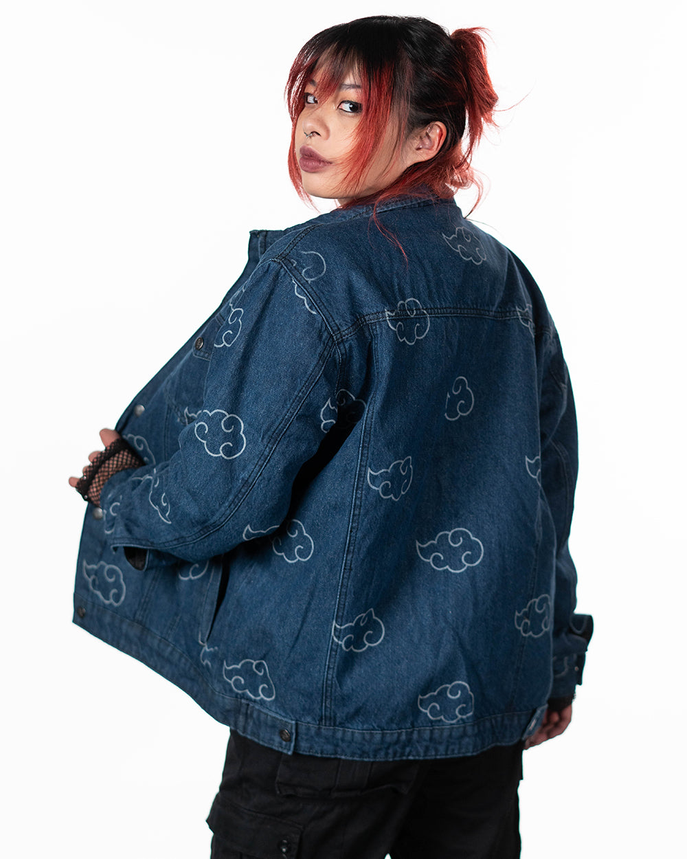 Naruto Shippuden - Akatsuki Blue Pattern Jacket - PREORDER