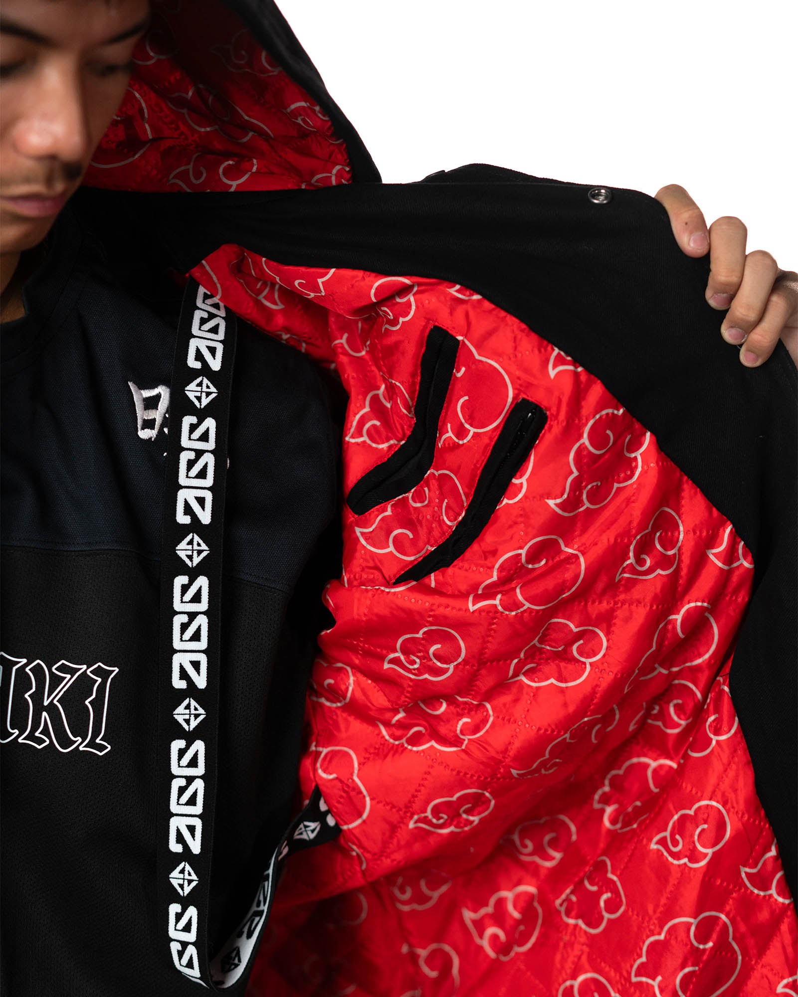 Naruto Shippuden - Akatsuki Long Denim Jacket - PREORDER