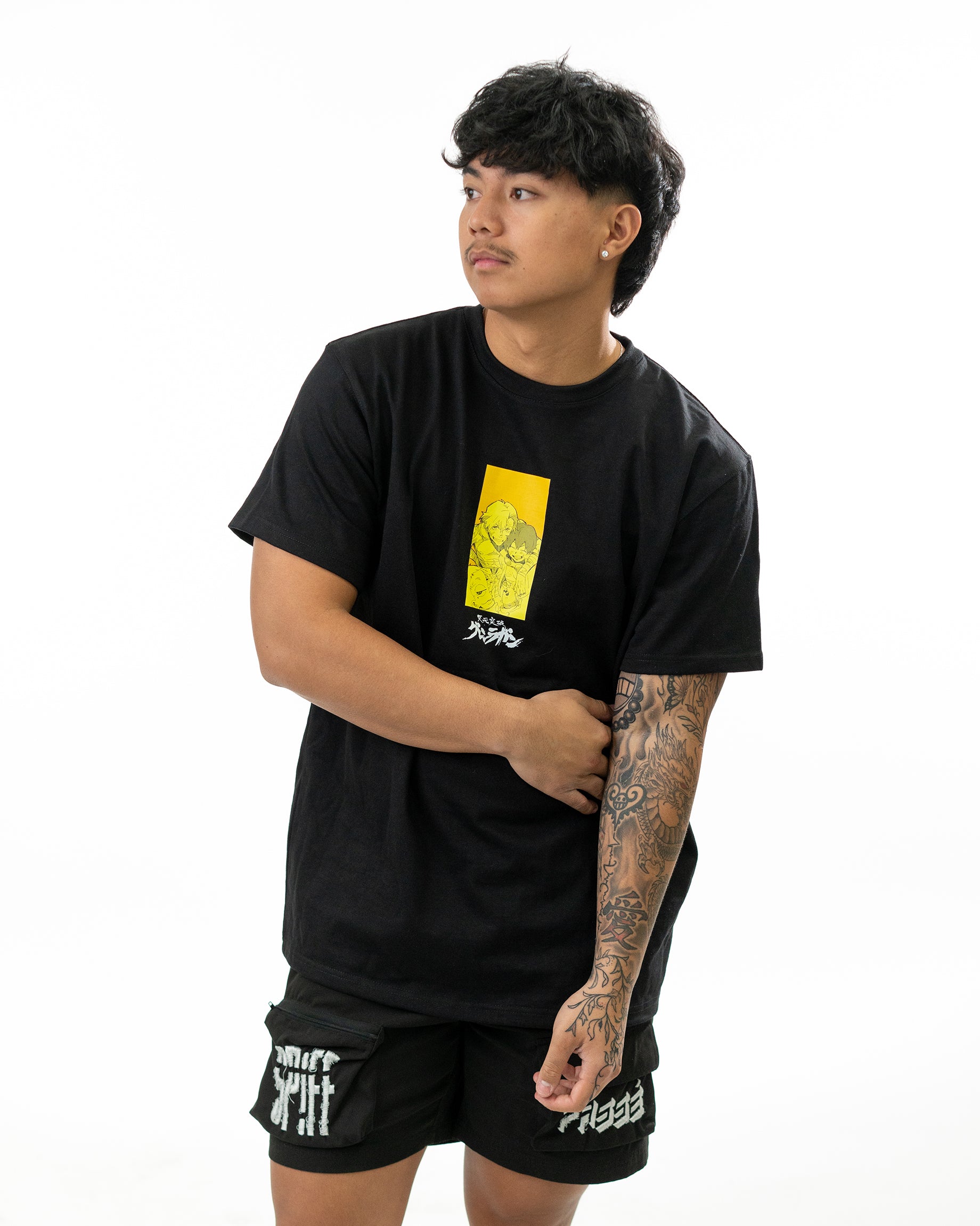 Gurren Lagann Thank You Shirt BLACK