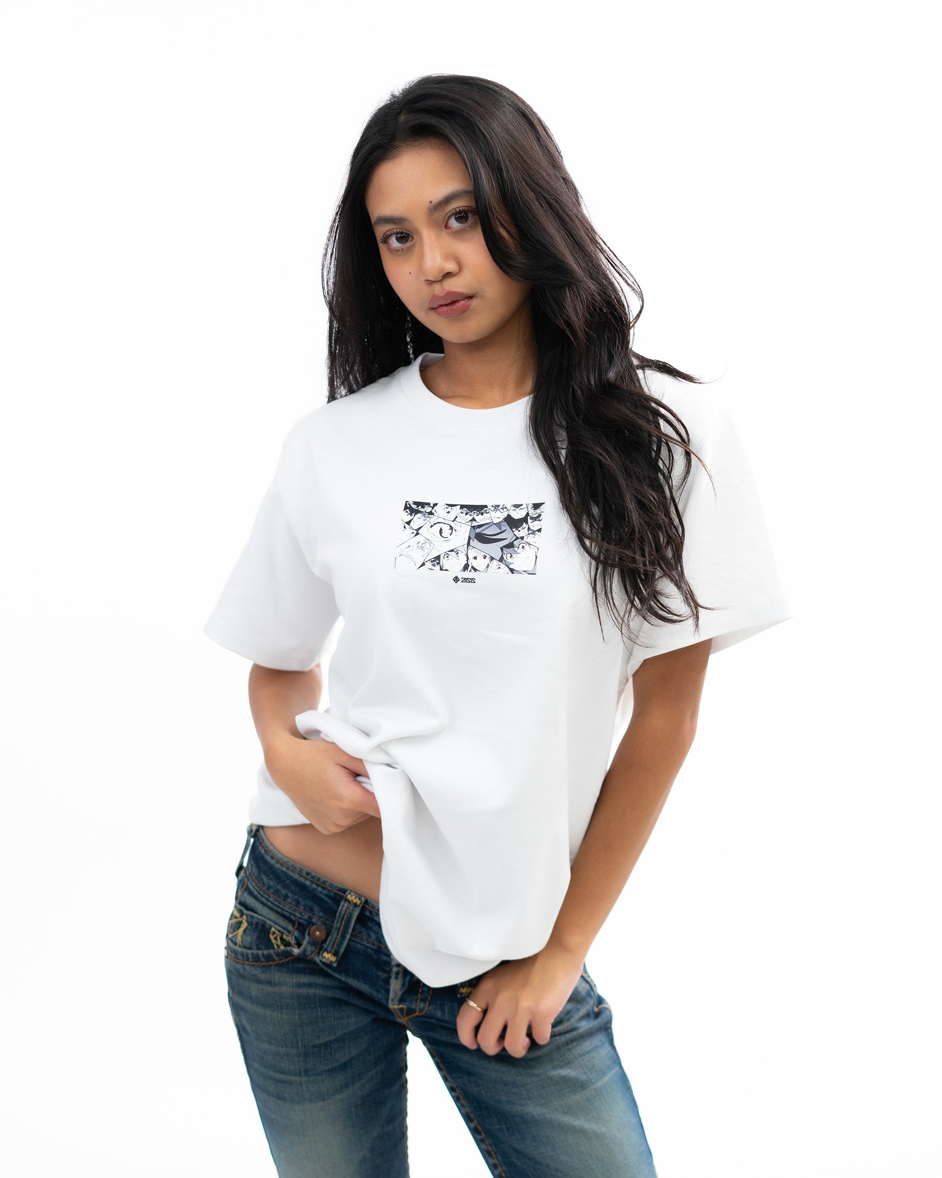 Gurren Lagann Team Gurren Shirt WHITE