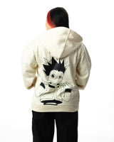 Hunter x Hunter Gon Zipper Hoodie TAN