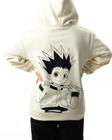 Hunter x Hunter Gon Zipper Hoodie TAN