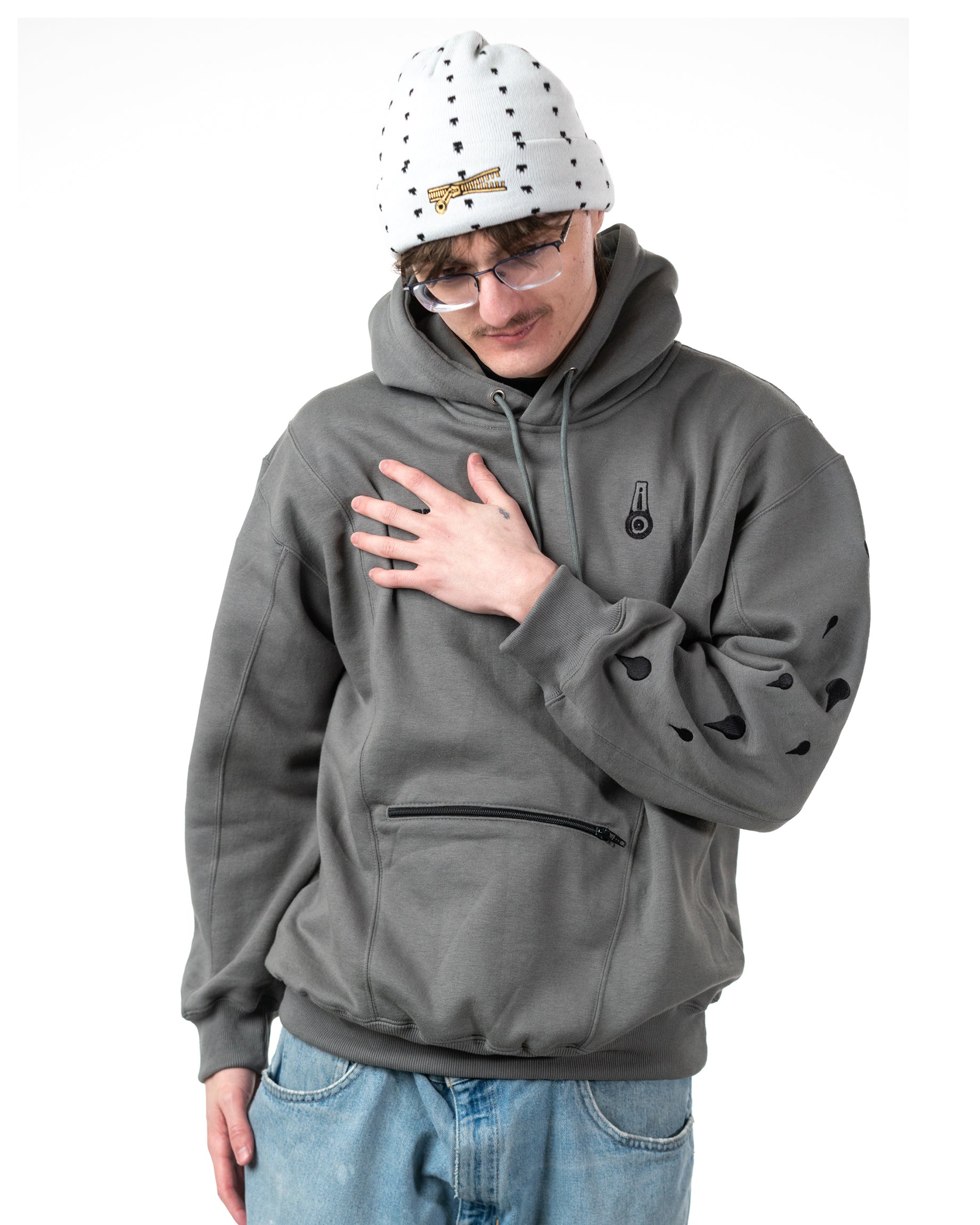 JoJo's Bizarre Adventure - Bruno Grey Hoodie