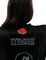 Naruto Shippuden Itachi Akatsuki jersey back cloud detail