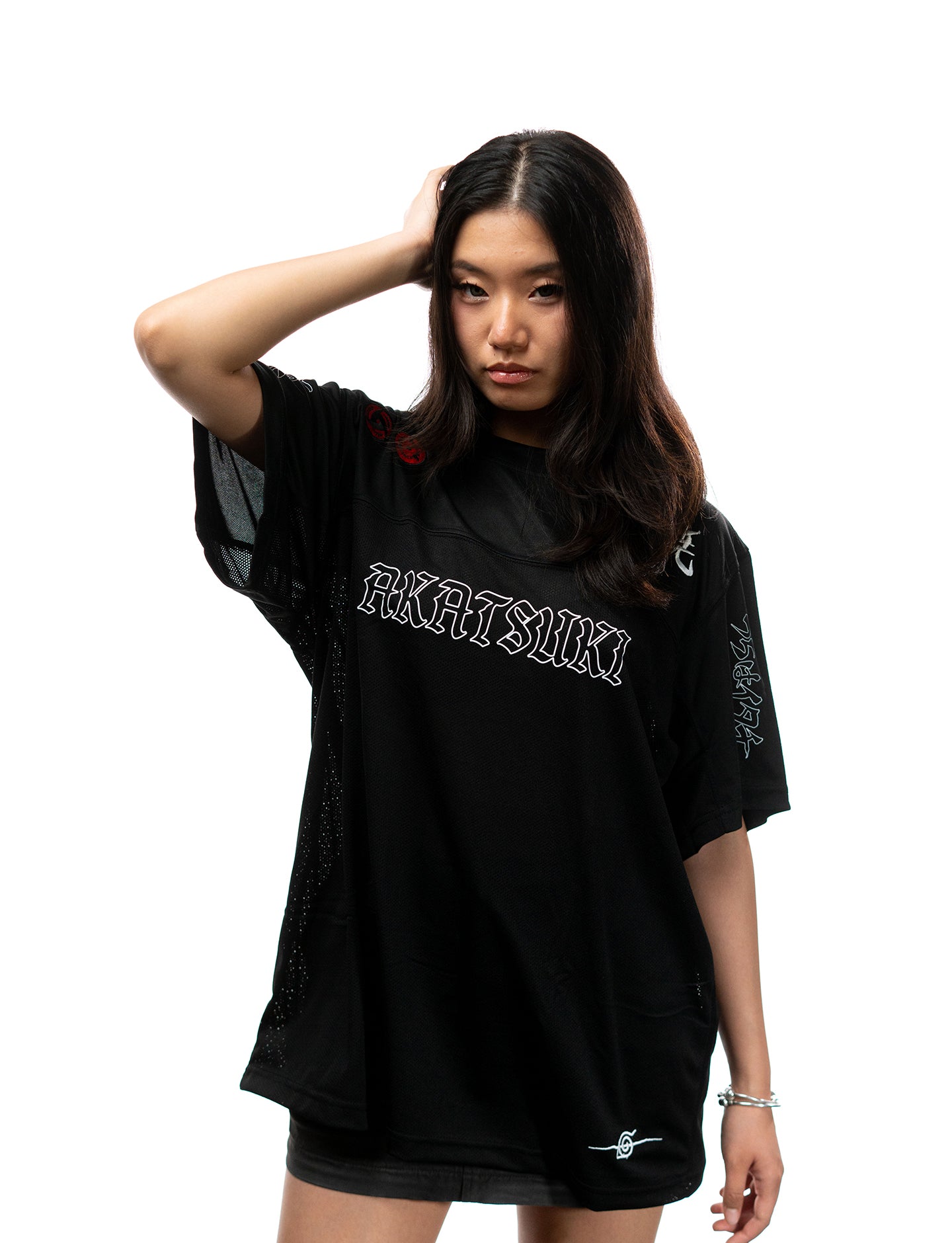 Naruto Shippuden Itachi Akatsuki jersey front pose view