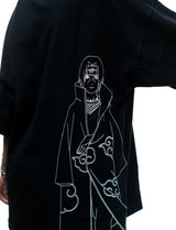 Naruto Shippuden Itachi Uchiha line art shirt back line art detail