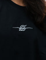 Naruto Shippuden Itachi Uchiha line art shirt chest logo closeup