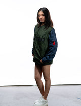Naruto Shippuden Kakashi tactical windbreaker jacket front final view