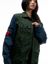 Naruto Shippuden Kakashi tactical windbreaker jacket front pocket detail