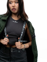 Naruto Shippuden Kakashi tactical windbreaker jacket strap detail