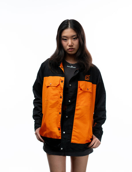 Naruto Shippuden - Uzumaki Orange Windbreaker Jacket PREORDER