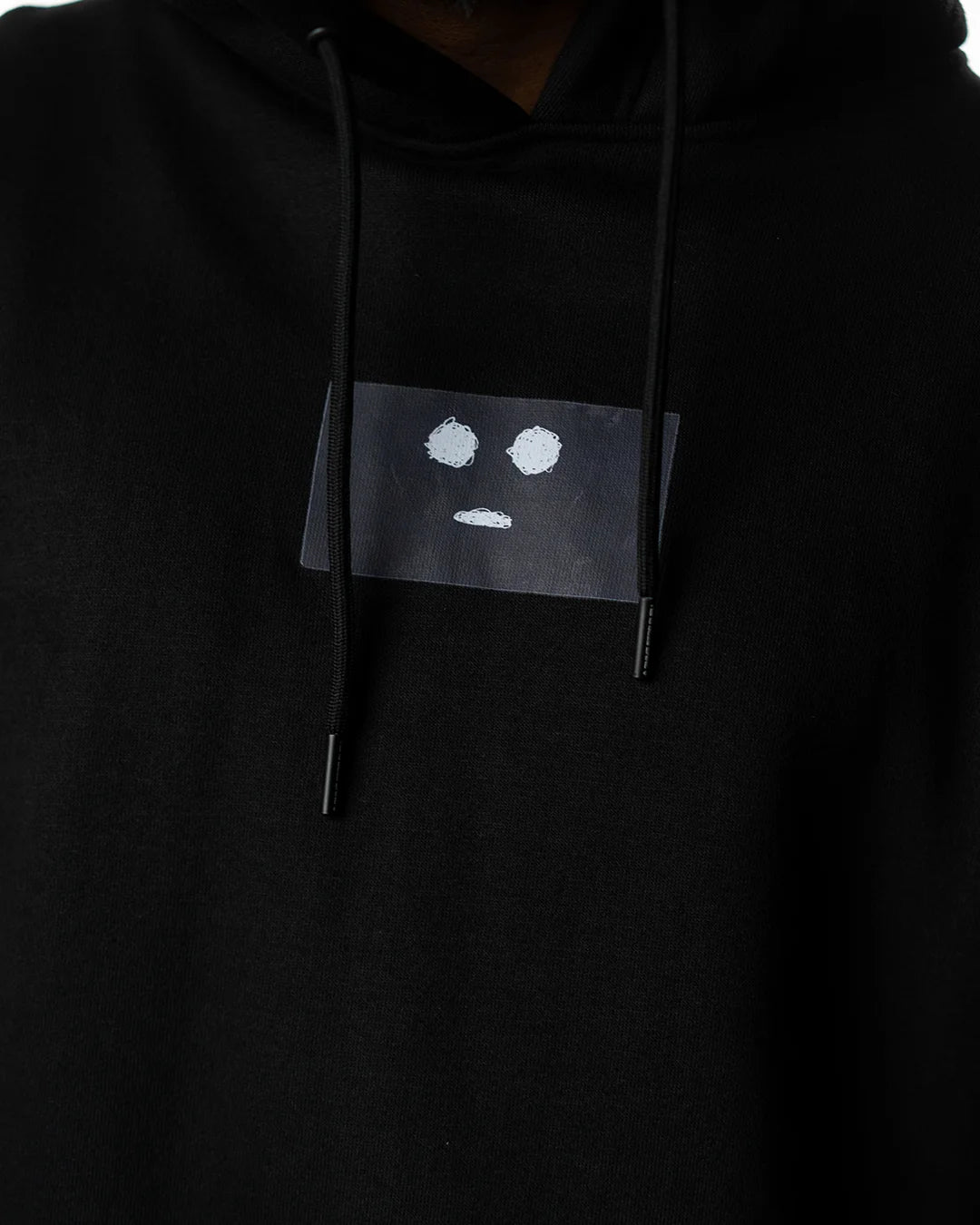 Wind Breaker haruka sakura black hoodie front face patch close up